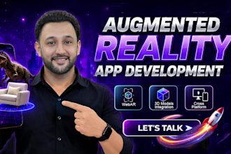 develop webar, unity augmented reality apps using ar foundation, arkit, arcore