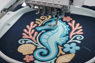 do embroidery digitizing your logo or graphics and convert to dst, jef, pes, exp
