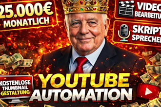 sei dein gesichtslos youtube videoersteller und automatisierungs kanal manager