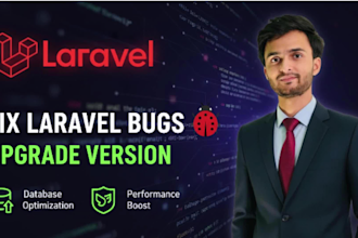 fix laravel bugs and optimize database performance in 24 hours