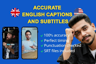 add accurate english captions and subtitles to your videos