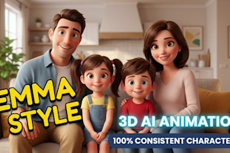 create 3d pixar style ai animation video and ai storytelling