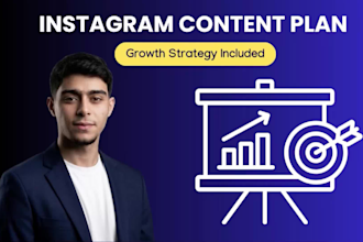 create instagram content plan and growth strategy