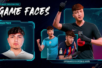 create your face for FIFA and fc