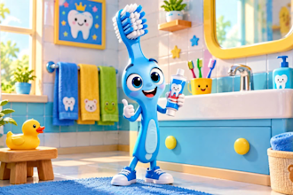 do children book illustration, ai video kids story animation