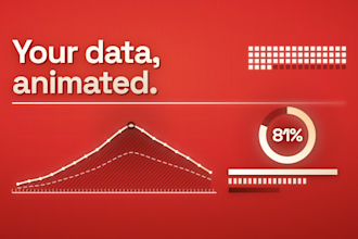create animated data visualizations and infographic videos