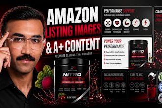 design premium amazon a plus content, ebc and brand story