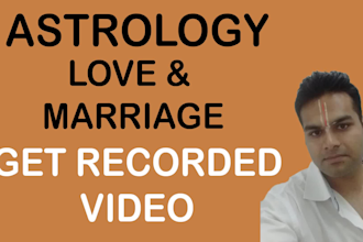 do recorded astrology video on love and relationships
