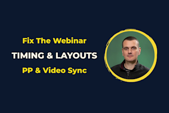 sync your video with your slide deck perfectly