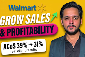 setup, manage and optimize walmart PPC ads and advertising campaigns