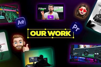 do pro video editing and motion graphics