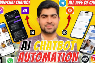 build manychat ai chatbot for instagram facebook whatsapp