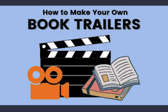 create a cinematic book trailer, book commercial and author promo video