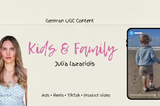 create german family and kids ugc that actually converts