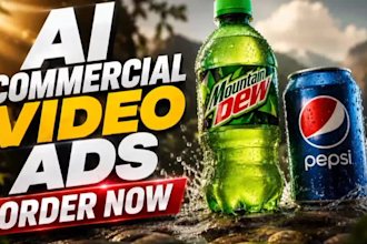 create ai commercial video ads , ai video ads ai product ads, ai commercial ads