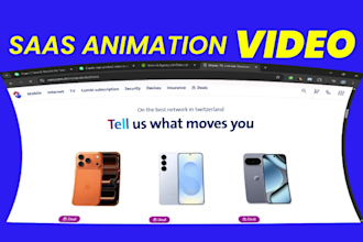 do  saas explainer video, saas animation, software explainer video, saas demo
