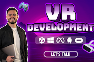 develop unity VR games and meta quest experiences