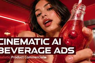 create cinematic ai product ads and beverage commercials