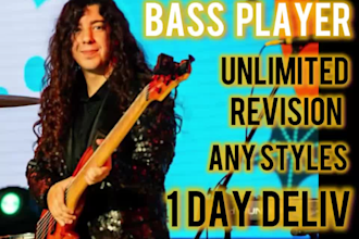record pro bass player guitar tracks as a session bassist