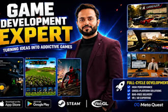 build a playable unity game prototype for PC