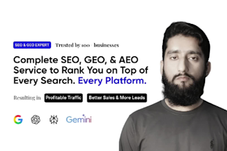 do ecommerce SEO, GEO, and aeo to rank you on google, chatgpt, and perplexity