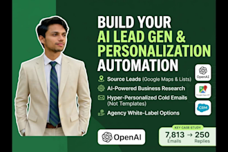 build ai lead generation automation with personalized cold email outreach