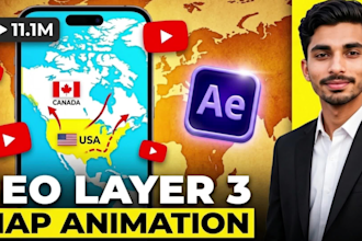 do map animation short and long video geo layer 3