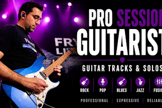 record professional guitar tracks and solos for your song