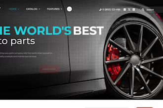 build auto part store automotive website auto part website auto part
