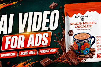 create ai product videos, ai commercials and video ads for your brand