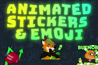 create animated telegram stickers and emojis