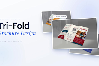create trifold,bifold,brochure design,leaflet,catalog design