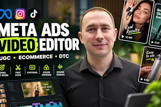 be your meta ads and ugc video editor for ecommerce