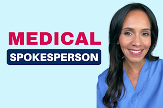 be your professional medical video spokesperson