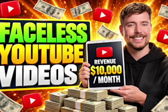 do faceless video editing or faceless youtube video editing