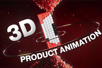 do 3d product animation video