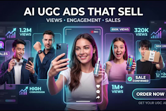 create ai ugc video ads, ai ugc product ads, ai viral ugc video ads