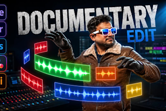 edit a documentary video with cinematic storytelling