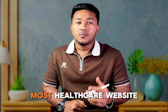 design modern doctor, dentist, or dental SEO friendly website with appointment