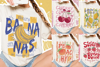 design custom graphic t shirts for print on demand, etsy, and merch
