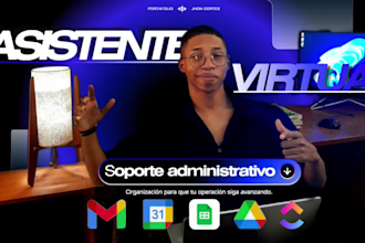 asistente virtual para apoyo administrativo y organización