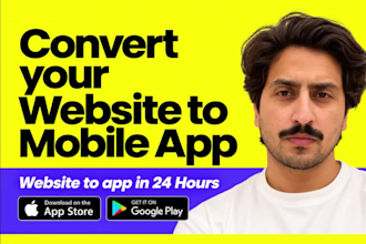 convert your website to android app and ios app