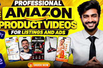 create a amazon product video for your amazon product