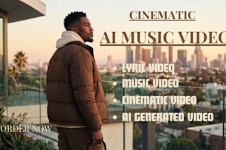 create ai generated music video with stunning cinematic visuals