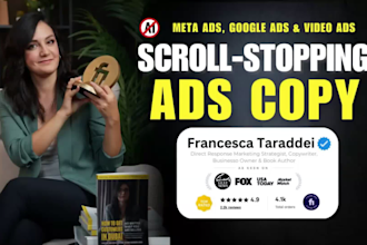 write effective ad and video ad copy for facebook and google