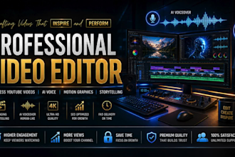 create professional facelessyoutube videos with ai voiceover
