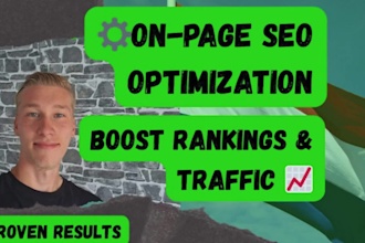 do expert on page SEO analysis and optimization for your website