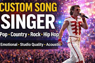 be your male custom song for country pop rock  and acoustic song