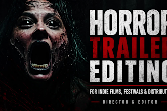 edit a cinematic horror movie trailer
