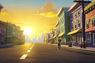 create 3d ai animated cartoon video in pixar style